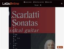 Tablet Screenshot of onlineguitaracademy.net